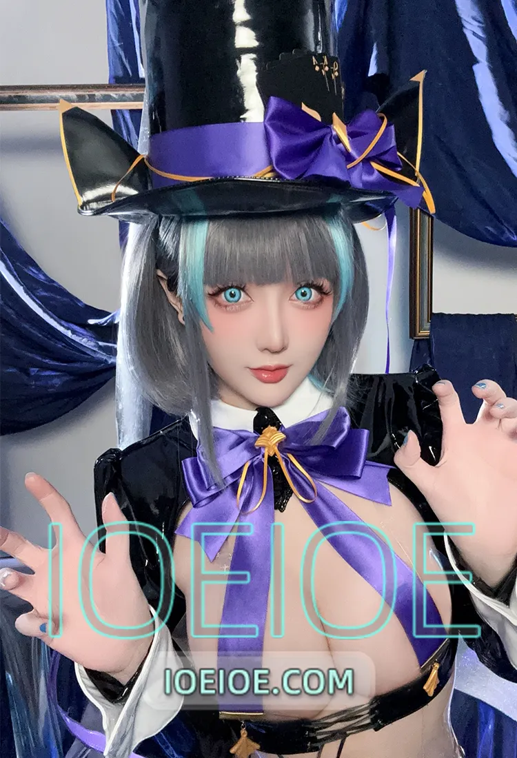 星之迟迟 - NO.214 24年08月计划B 碧蓝航线 柴郡 绚烂夜梦 [32P-280MB]-IOE魔盒花园