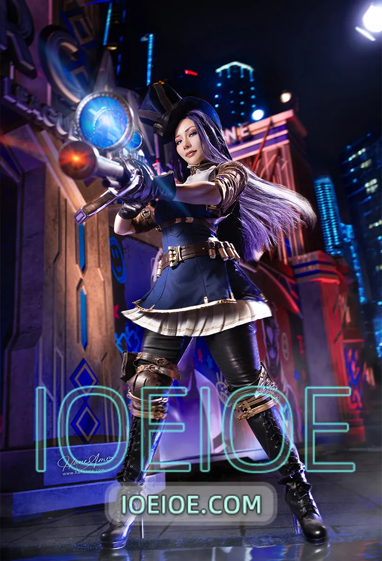 雨波_HaneAme – NO.400 英雄联盟 凱特琳 [28P+2V-322MB]-IOE魔盒花园