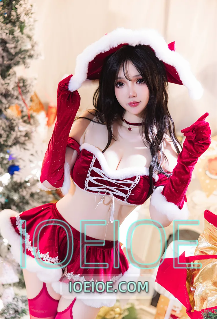 雪晴Astra – NO.061 圣诞节魔女 [81P+3V-876MB]-IOE魔盒花园