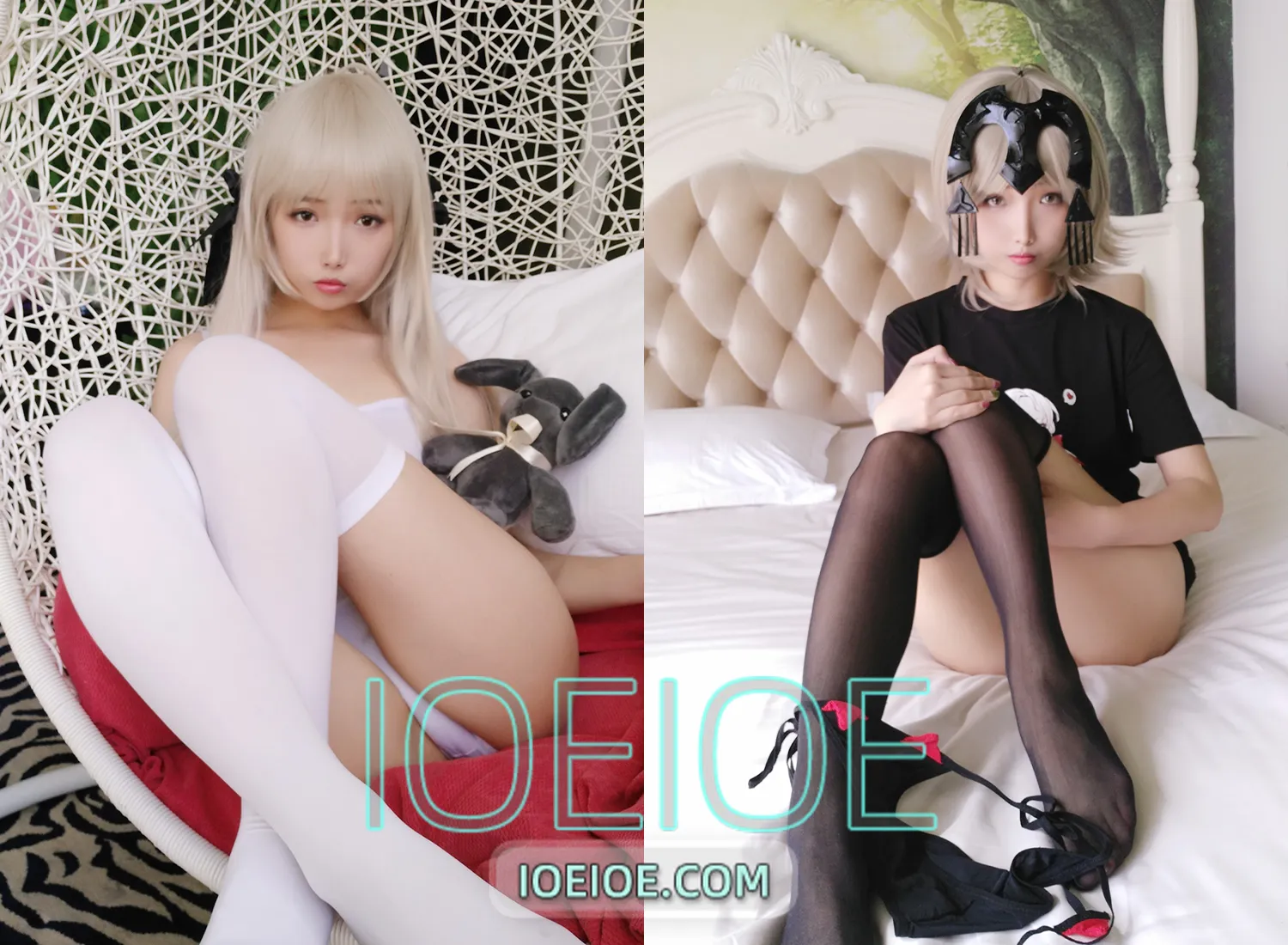 图片[1]-雯妹不讲道理 – NO.102 黑贞德穹妹 [64P-108M]-IOE魔盒花园