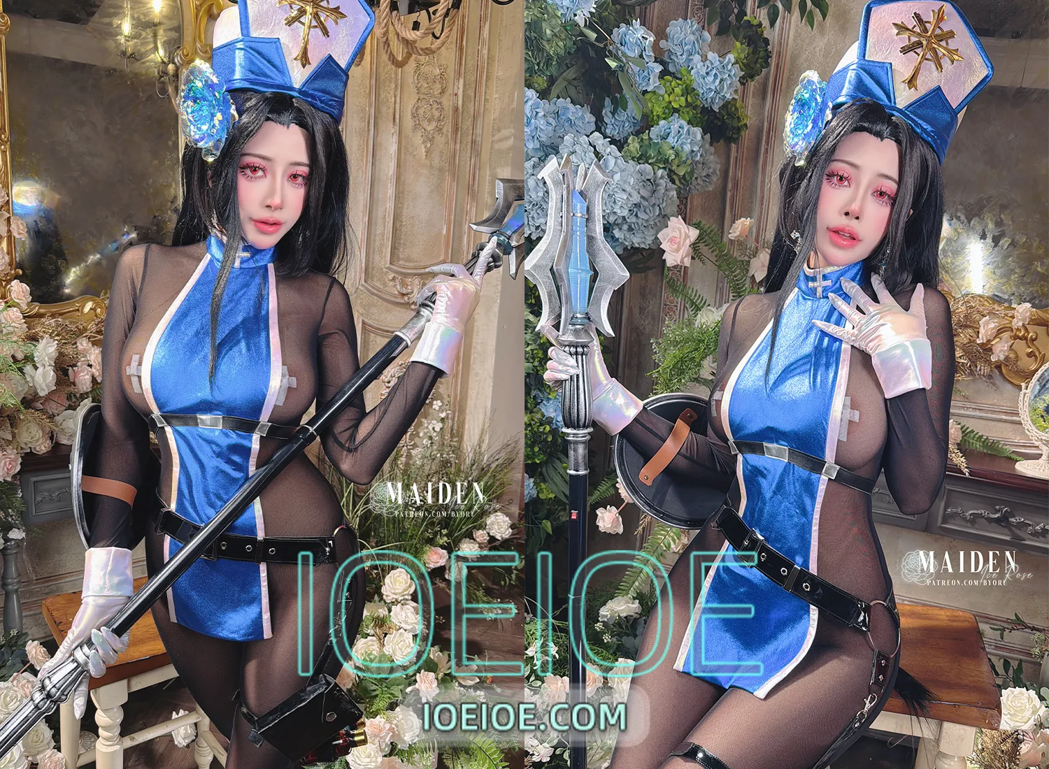 图片[1]-Byoru – NO.257 梅登 冰玫瑰 [56P+18V-4.32GB]-IOE魔盒花园