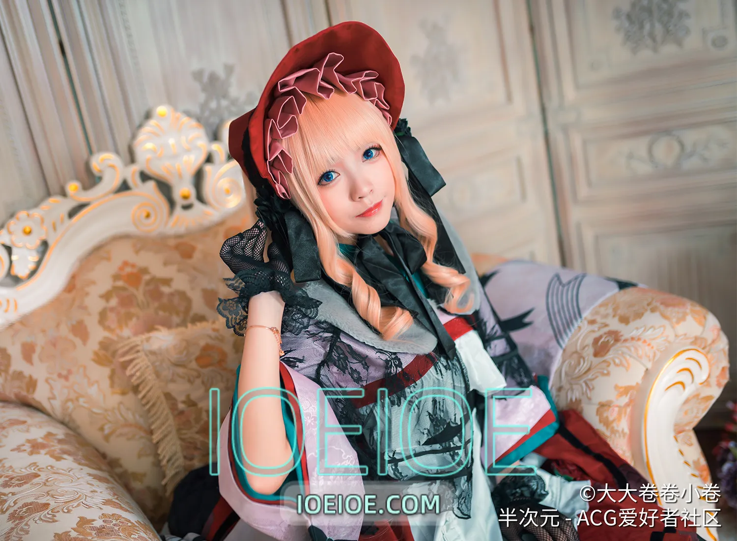 图片[1]-大大卷卷小卷 – NO.006 蔷薇少女 十周年真红cos [23P-278MB]-IOE魔盒花园