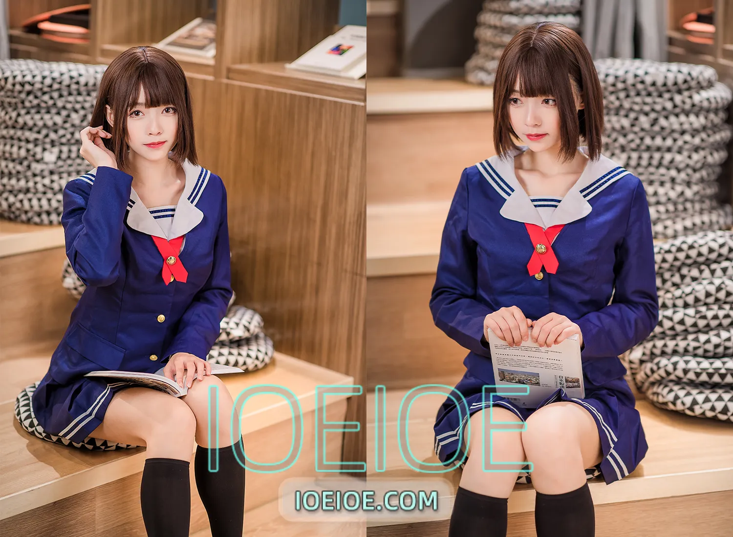 图片[1]-大大卷卷小卷 – NO.017 加藤惠校服 [19P-278MB]-IOE魔盒花园