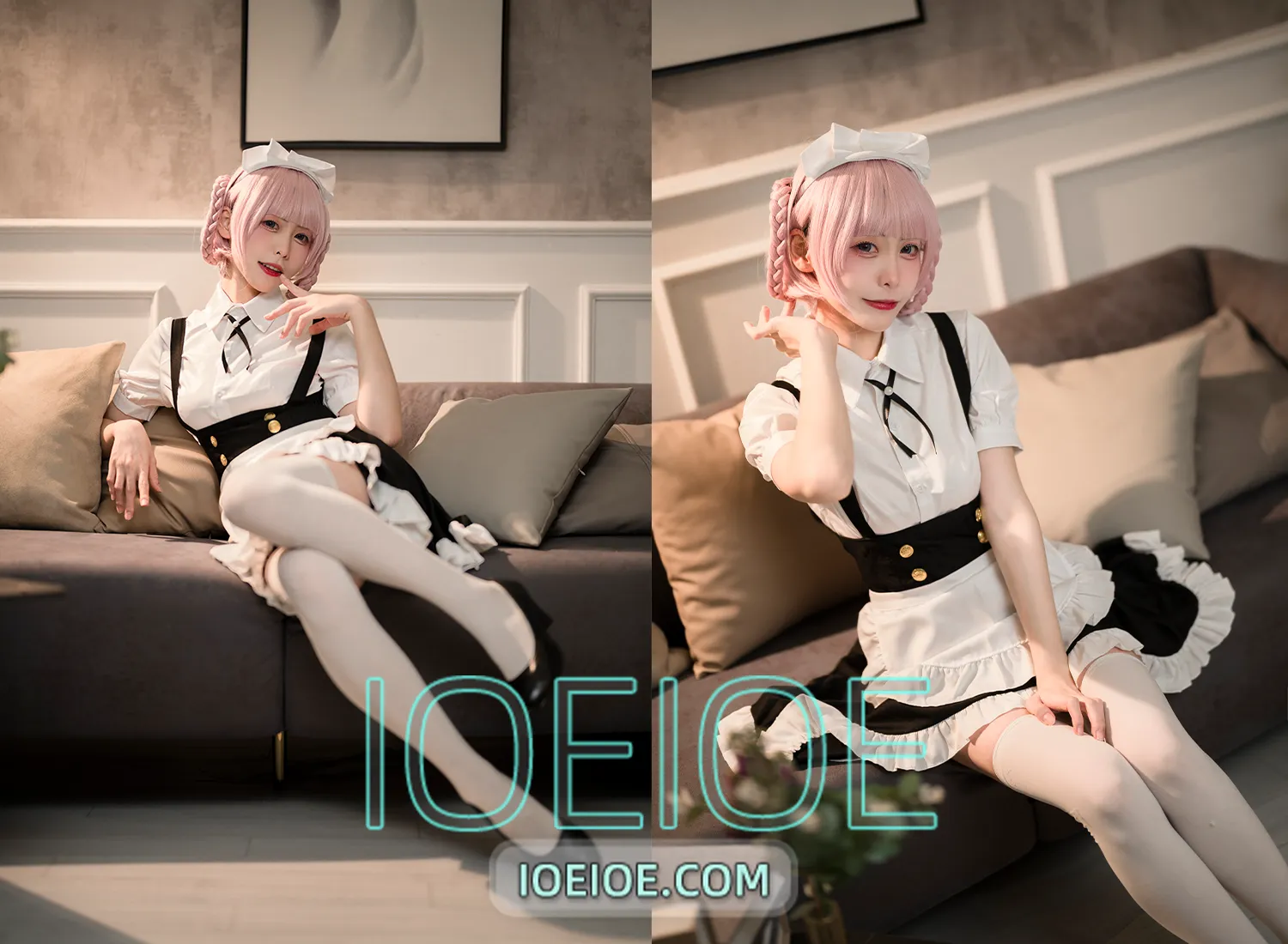 图片[1]-樱岛嗷 – NO.002 七草荠女仆[12P-208M]-IOE魔盒花园