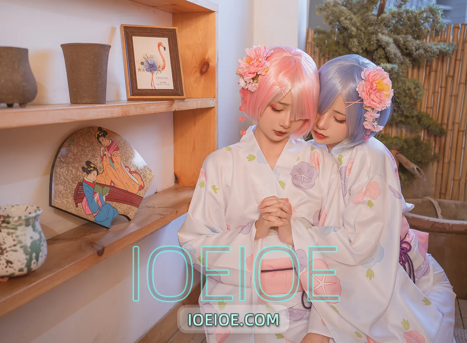 图片[1]-爆机少女喵小吉 NO.043 喵小吉+金鱼 双子系列 从零开始異世界生活 [100P2V-4.77GB]-IOE魔盒花园