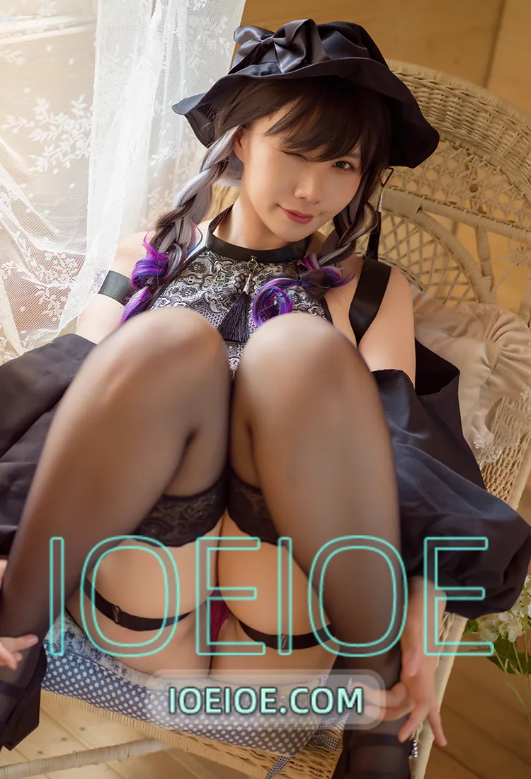 麻花麻花酱 - NO.105 白摩烟+小魔女 [45P-372M]-IOE魔盒花园