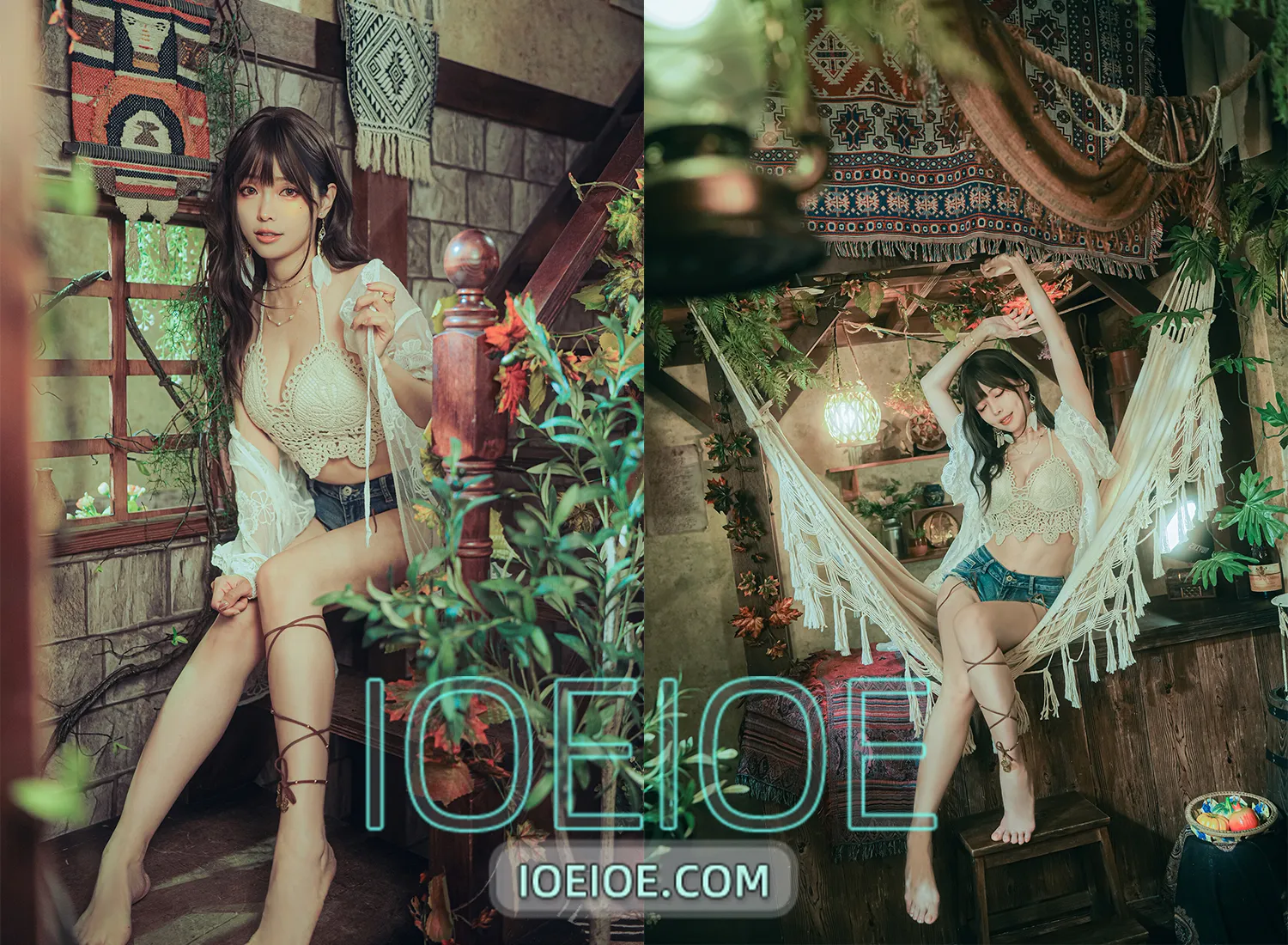 图片[1]-ElyEE子 – NO.185 Secret Treehouse Escape [31P+5V-153MB]-IOE魔盒花园