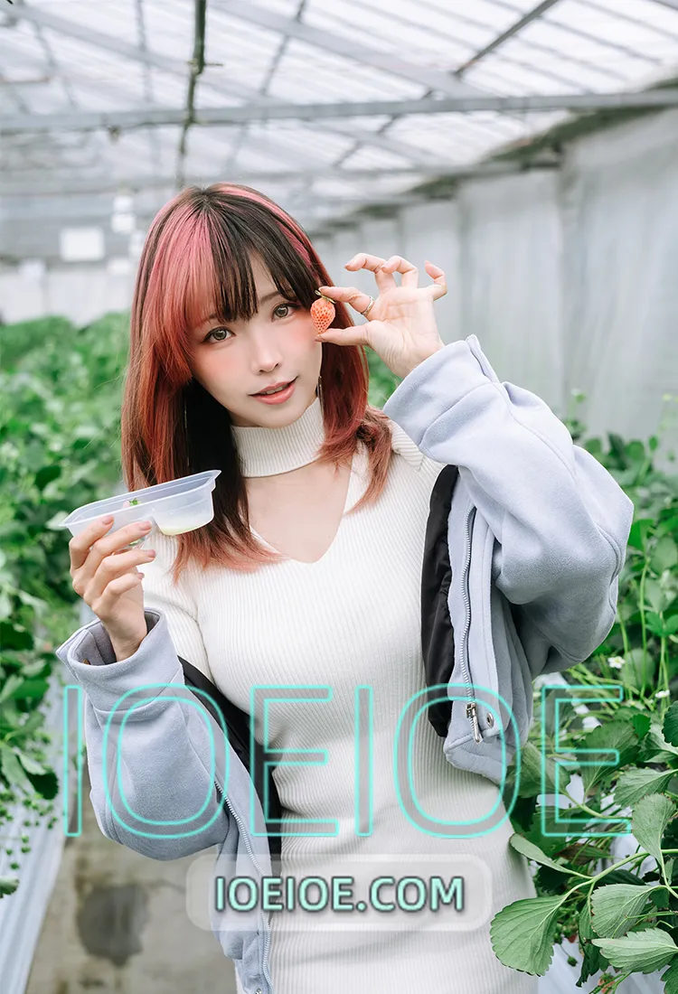 ElyEE子 - NO.187 Strawberry Picking Date [34P+2V-129MB]-IOE魔盒花园