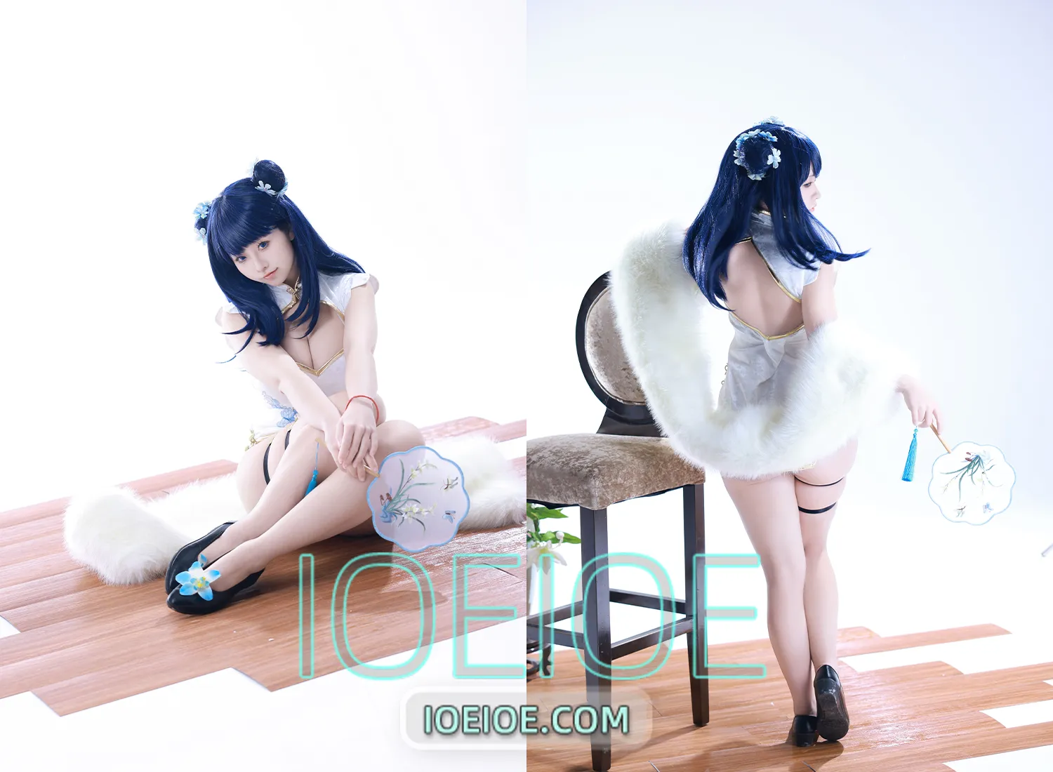 图片[1]-G44不会受伤 – NO.136 宝多六花旗袍 [34P-384MB]-IOE魔盒花园