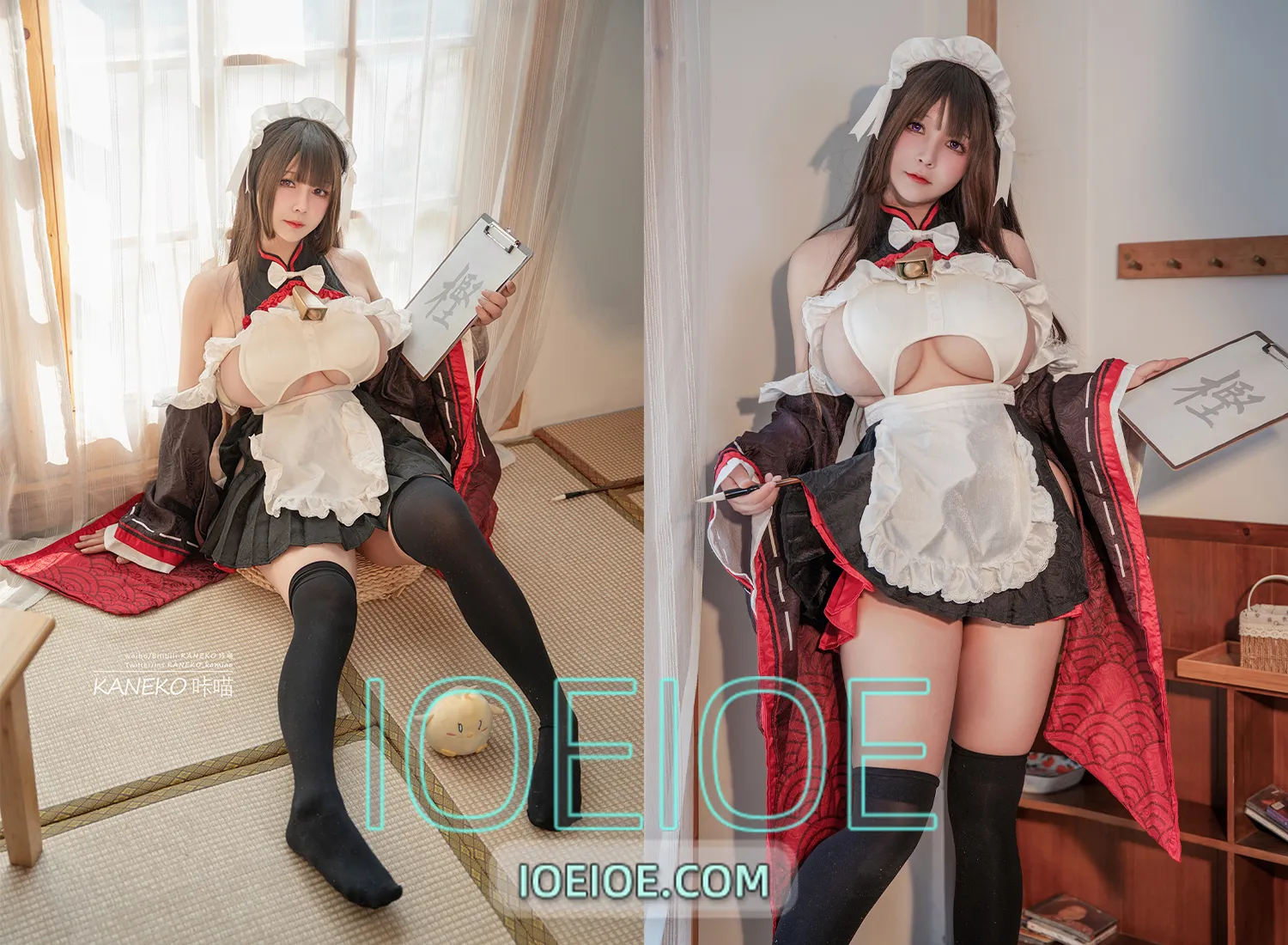 图片[1]-KANEKO_咔喵 – NO.026 樫野牛牛女仆 [35P+2V-983M]-IOE魔盒花园