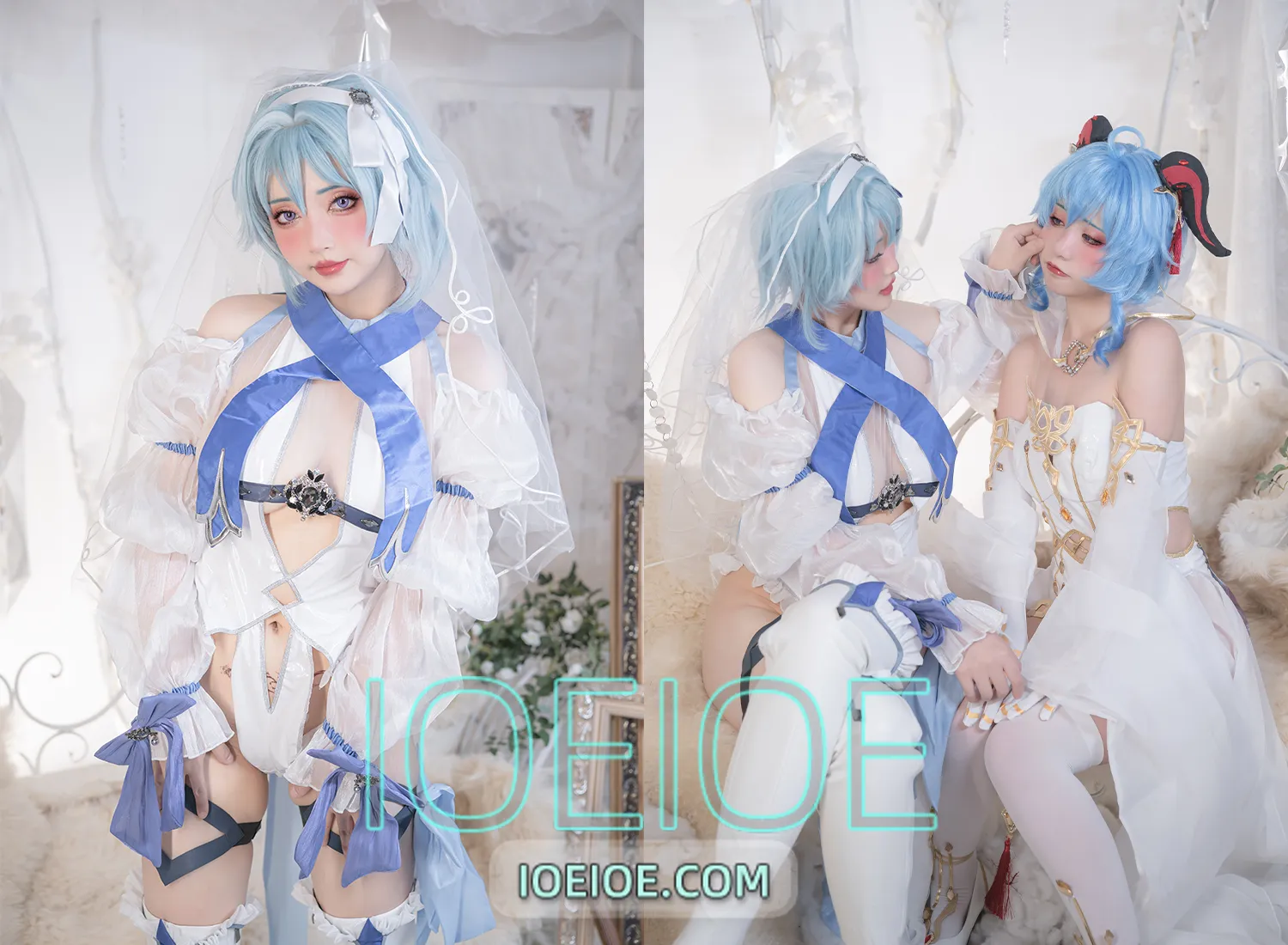 图片[1]-爆机少女喵小吉 NO.059 双子：最强冰雪组合 [89P4V-6.48G]-IOE魔盒花园