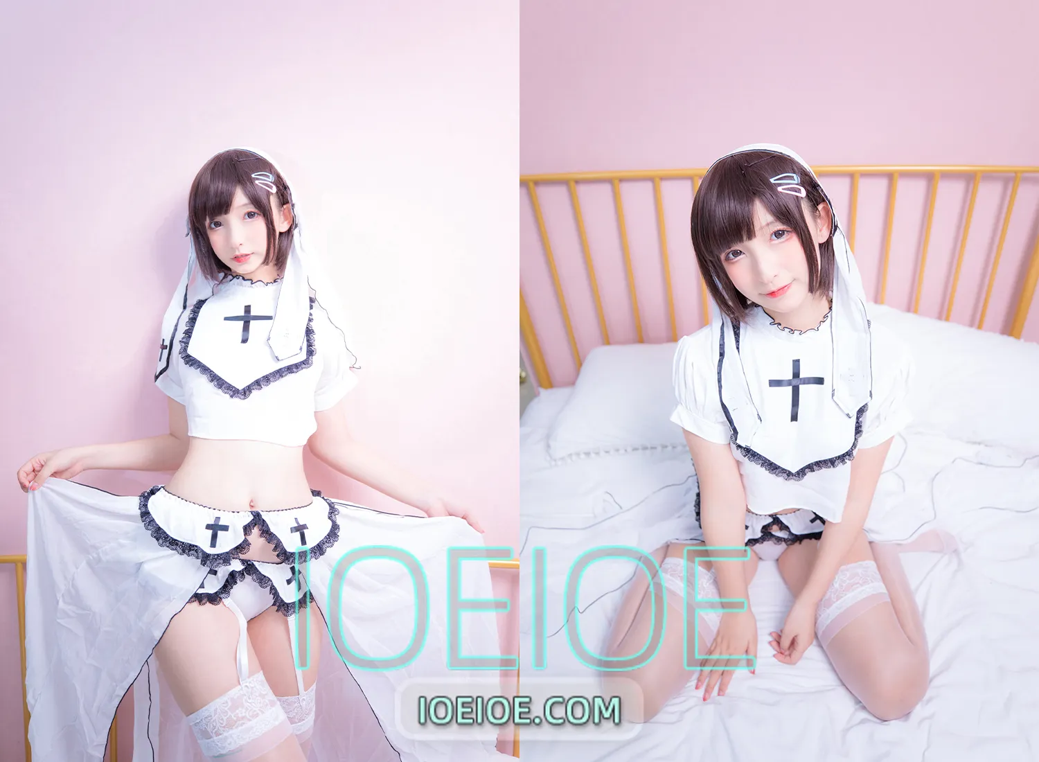图片[1]-神楽坂真冬 – NO.030 双人百合 《ラブレター》-IOE魔盒花园