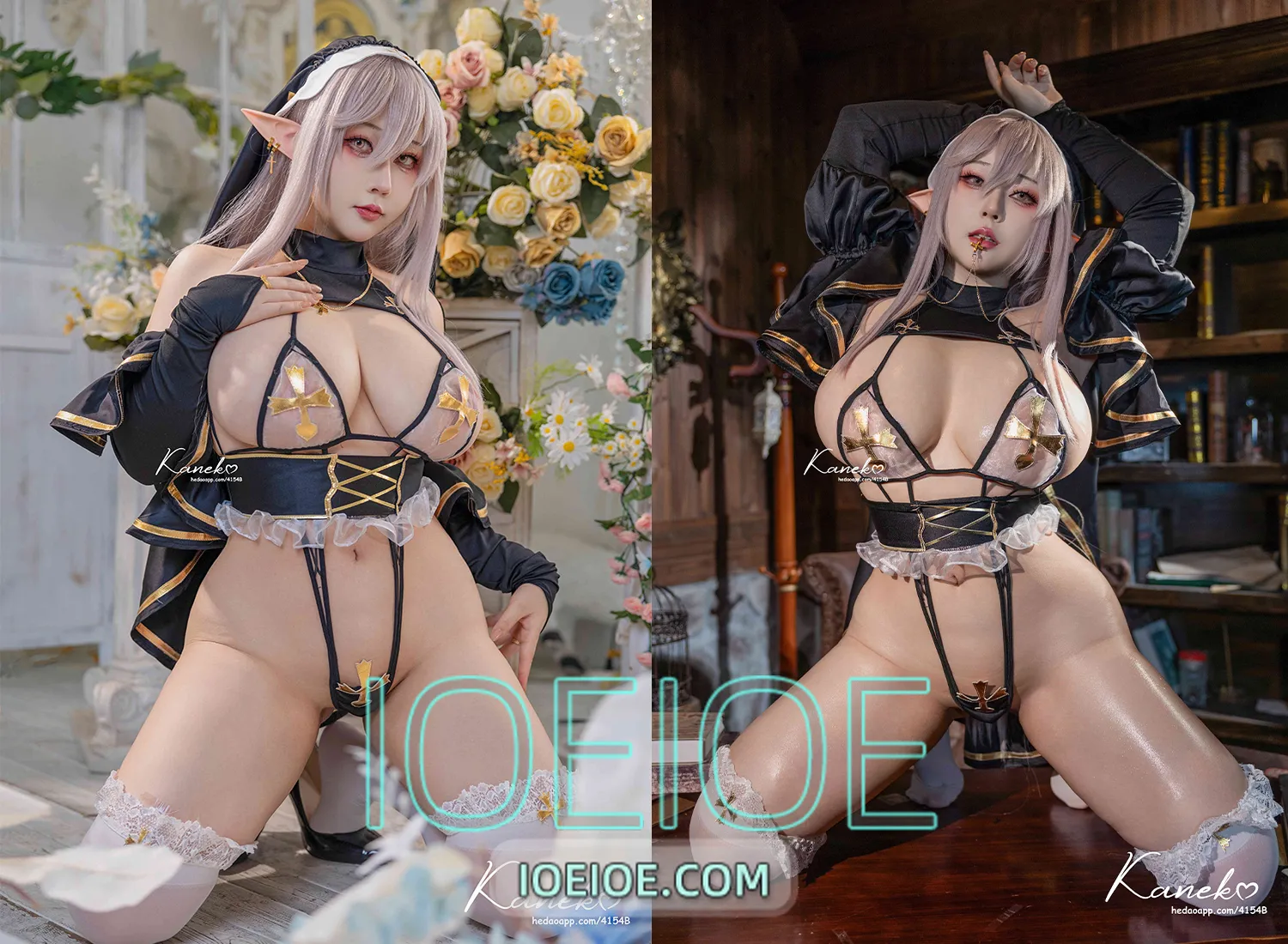 图片[1]-KANEKO_咔喵 – NO.031 精灵修女 [66P+1V-616M]-IOE魔盒花园