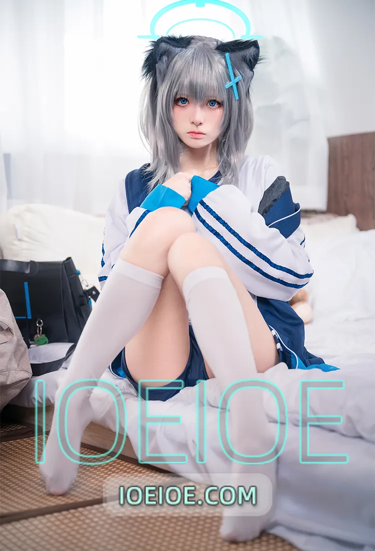 九柒喵 - NO.003 体操服白子 [17P-67M]-IOE魔盒花园